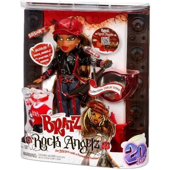 Bratz Rock Angelz 20 Yearz Special Edition Fashion Doll Sasha - Picture 1 of 4